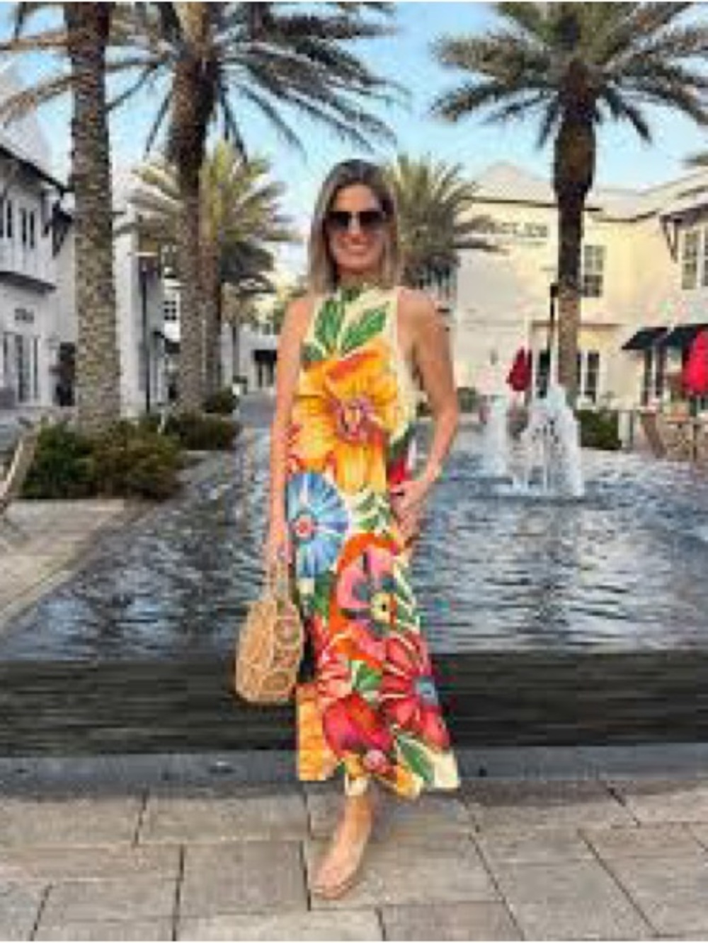 NWT Farm Rio Halter Maxi Dress - Picture 5 of 6